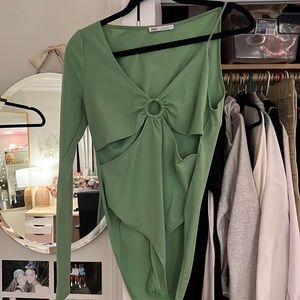 Zara Green Body Suit